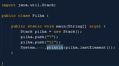 PILHAS EM JAVA Biblioteca de
