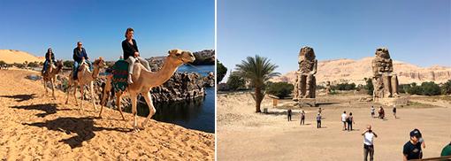 construídos por Ramsés II em homenagem a si próprio e à sua favorita, Nefertari. Ao final da visita, regresso à Aswan e acomodação no SOLARIS II. Restante da tarde livre.