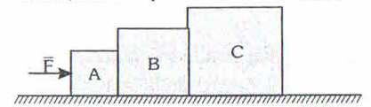 Dados m A = 2kg e m B = 8 kg, determine: a) a aceleração dos corpos A e B; b) a força que a exerce em B; c) a força que B exerce em A.