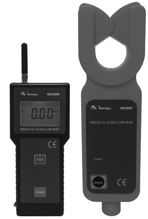 AMPERÍMETRO DE ALTA TENSÃO High Voltage Clamp Ammeters Amperímetro de Alta Tensión HDC2550T/R *Imagem meramente ilustrativa.