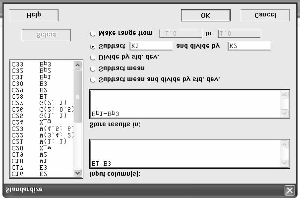 No Minitab, a padronização é obtida por: Calc > Standardize Média Desvio padrão Gráfico de probabilidade normal para as colunas Bp, Bp2 e Bp3 Graph >