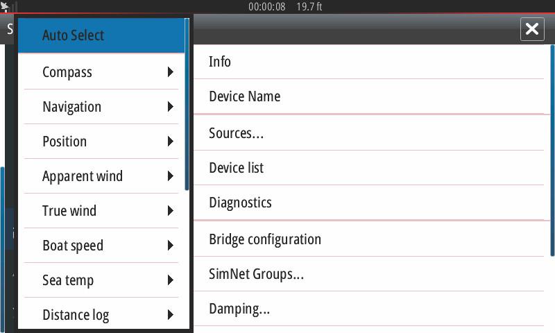 Seção 2 - Telas Iniciais e Assistente de Configuração Ligue todos os produtos e todos os motores para garantir que todas as origens de geração de dados possam ser detectadas.