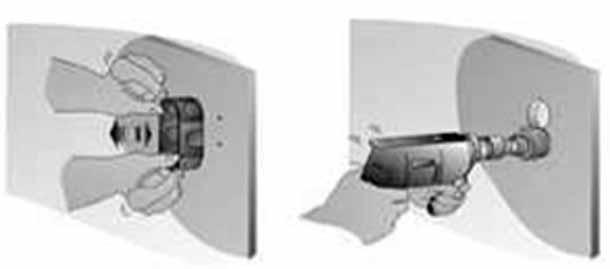 removidas com auxílio de uma serra ou estilete; para instalação da caixa elétrica, os tampões para entrada do eletroduto corrugado devem ser removidos para sua entrada; após a colocação da caixa no