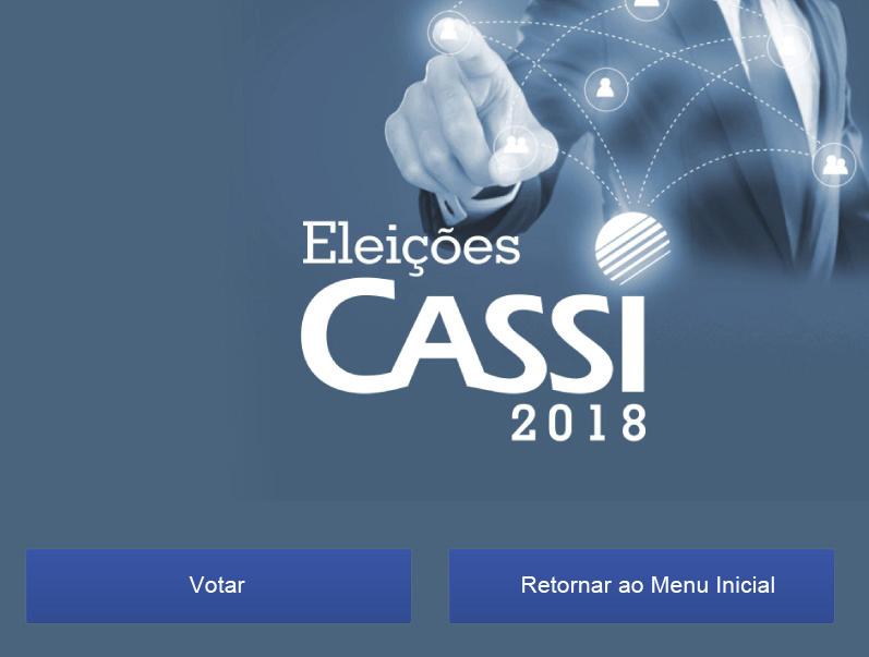 Como e onde votar O período de votação das Eleições CASSI 2018 começa às 9h do dia 16 de março e se encerra às 18h do dia 28 de março de 2018.