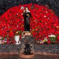 Monumento do Milagre da Rosa O Monumento do Milagre da Rosa foi inspirado em um fato da graça de Deus na vida de Santa Rita de Cássia.