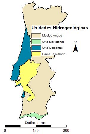 ENQUADRAMENTO GEOLÓGICO E HIDROGEOLÓGICO DA ÁREA DE ESTUDO Mapa geológico simplificado