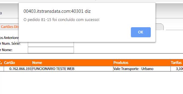 Para pagamento através de DEPOSITO BANCARIO, escolha a opção deposito bancario como mostrado na imagem acima, uma mensagem de confirmação será mostrada após a efetivação do