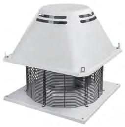 Caixa de Comando Ventiladores de Cobertura VC Aplicação Para ventilação de extracção em locais industriais.