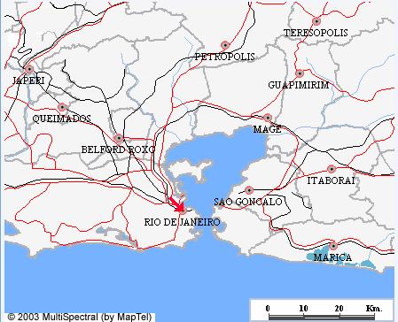 59 Rio e cidade do Rio de Janeiro, por meio de furgões, sendo esta área dividida em 5 (cinco) grandes grupos: Niterói, Norte, Baixada, Sul e Oeste (Figura 3.3).