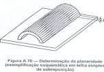 RELATÓRIO DE ENSAIO PLANARIDADE-IMPERMEABILIDADE-RETILINEIDADE - TELHA SIMPLES FT - 105 PLANARIDADE E RETILINEIDADE Temperatura(ºC): 22,3 Umidade(%): 47,4 Data do Ensaio: 11/03/2019 PLANARIDADE