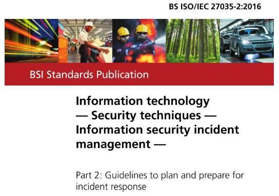ISO/IEC 27035 partes 1