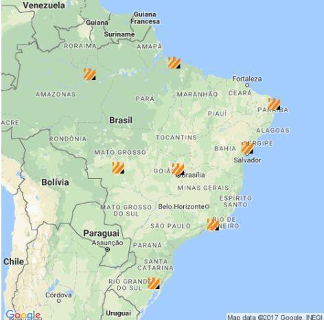 ESR 2017 8 unidades atendendo a todas as regiões: Rio de Janeiro Brasília Cuiabá João Pessoa Salvador Manaus Belém Porto Alegre Mais de 50 cursos, com formações em: