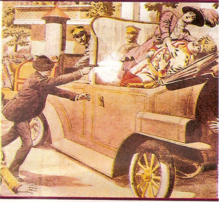 O ATENTADO DE SARAJEVO No dia 28 de junho de 1914, na cidade de Sarajevo, na Bósnia, o herdeiro do trono austro-húngaro, Francisco Ferdinando, foi assassinado juntamente com sua esposa.
