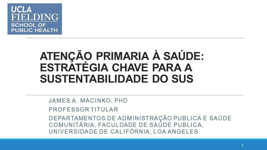 APS Forte estratégia vencedora + equidade + qualidade + eficiência + impacto As evidencias mostram que sistemas de saúde com uma forte base na atenção primaria à saúde conseguem os melhores