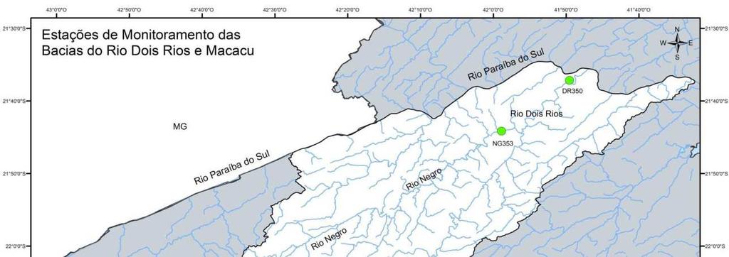 O padrão da qualidade das águas da Região Hidrográfica do Rio Dois Rios, no ano de 2012, se situava entre bom e ruim, apresentando uma constância no ano de 2013, conforme consolidado na tabela 11.