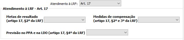 com a Lei das Diretrizes Orçamentárias conforme inciso II do Art. 16 da LRF? 10.5.3 Atendimento a LRF Art.