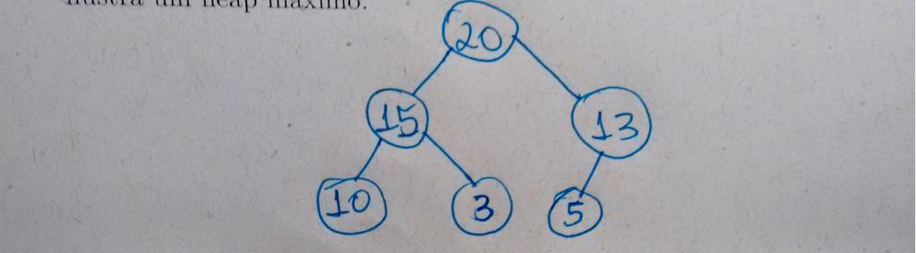 Figura 5.2: Árvore binária quase completa. Em uma árvore, só temos acesso direto ao nó raiz e qualquer manipulação, portanto, deve percorrer os ponteiros entre os nós.