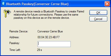 Tutorial para Testes na Placa IO Bluetooth Clique na opção Pair.