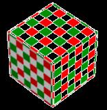 Por exemplo, o padrão de textura para o cubo ao lado é Texel: (abreviatura para