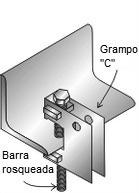 fixing beam clamp stell wire or continuous