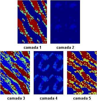 Capítulo 6. Estudo de Casos 101 qual o valor foi associado. Em seguida, a imagem foi replicada na horizontal e na vertical a fim de obter uma quantidade maior de repetições dos padrões encontrados.