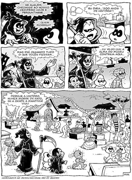 Português Avaliação Produtiva 01. (G1 - cp2 2019) O texto é uma história em quadrinhos da Turma do Penadinho.