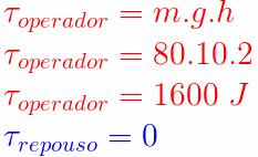 Calcule o trabalho do peso de um bloco de massa 1,0 kg nos deslocamentos de A até B, segundo as trajetórias (1), (2) e (3). Dados: g = 10 m/s 2 e h = 0,5 m.