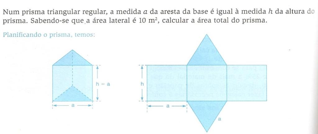 Área da base (A b ): é a área de um dos polígonos das bases.