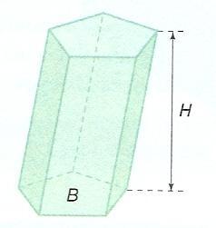 Exemplos. Exercícios. 3 - Volume de um prisma.