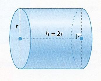 outro lado(perpendicular) de medida igual ao raio r da base do cilindro.