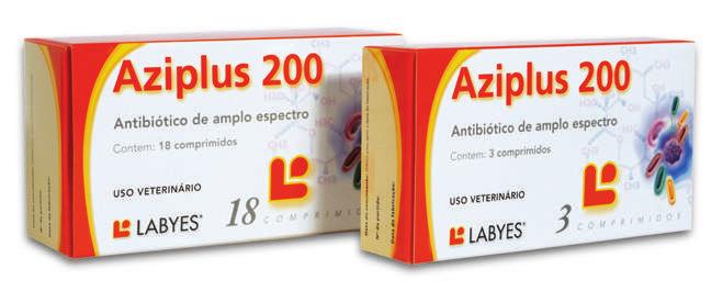 APRESENTAÇÃO Caixas com 3 e 18 comprimidos de 200 mg de AZITROMICINA Labyes do Brasil Ltda. Av.