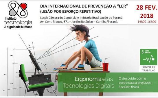 Santa Rosa, Curitiba/PR No dia 28 de Fevereiro, Dia Internacional de Prevenção a Lesão por Esforço Repetitivo (LER), o "Grupo de Trabalho