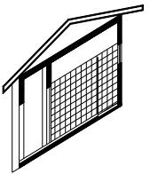 tipo corte passa por uma construção um plano de corte e projeção