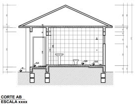 DESENHOS 12 mm 5 mm 1 Letra do corte 12 mm 3 mm 12 mm PLANTA BAIXA ESC: 1/50 A A 5 mm CONSTRUTIVOS PLANTA BAIXA Letra do corte 04 5 mm 3 mm Número da prancha 5 mm 88 Recomenda-se sempre passálos