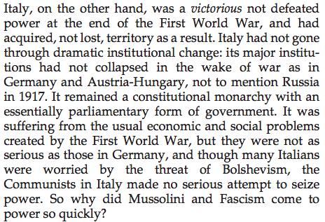 O colapso da democracia liberal em Itália, 1919-1922 (3) [FONTE: John Pollard, The many problems and failures of
