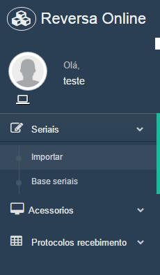 2) Acessórios: input e gestão dos acessórios recebidos na cidade. 3) Protocolos recebimento: input e gestão dos protocolos entregues na cidade.