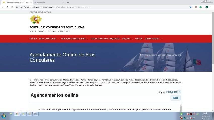 Agendamento online consulado portugues em hamburgo