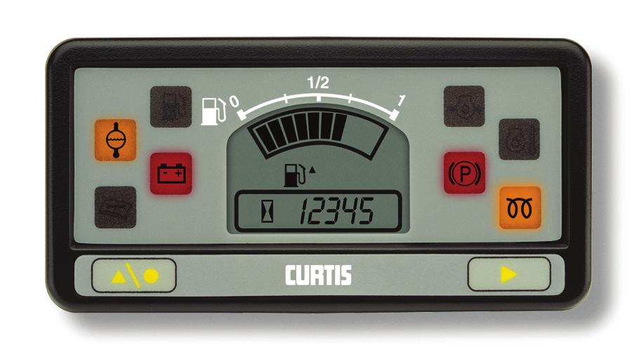 O Curtis engage III é um instrumento de três função baseado em microprocessador que pode ser definido na fábrica ou pelo usuário para monitorar várias funções, inclusive combustível, temperatura,