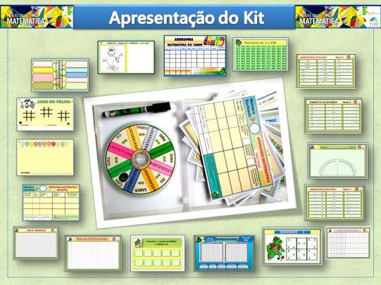 Anos Iniciais. As atividades estão relacionadas às operações fundamentais e aos elementos básicos da geometria. Compõem o kit (Figura 1): de escolaridade.