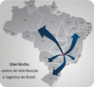 alfandegado da Zona Franca de Manaus (o único no estado de Minas Gerais); Agronegócio