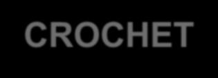 #1 CROCHET A técnica do crochet é usada desde a antiguidade e de tempos em tempos ele volta com uma roupagem diferente.