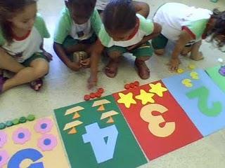 Construção do número As crianças crescem em culturas nas quais o número está presente, de forma oral ou escrita.