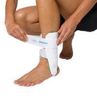 Com o uso de uma órtese, busca-se a redução da amplitude máxima de inversão durante uma instabilidade súbita pelo aumento do torque da articulação do tornozelo, mantendo-a em uma posição anatômica