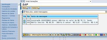 DISTRIBU-COME-0004 Inclusão do Cadastro comercial. Informar o número do protocolo; Selecionar o FOP Deslig.