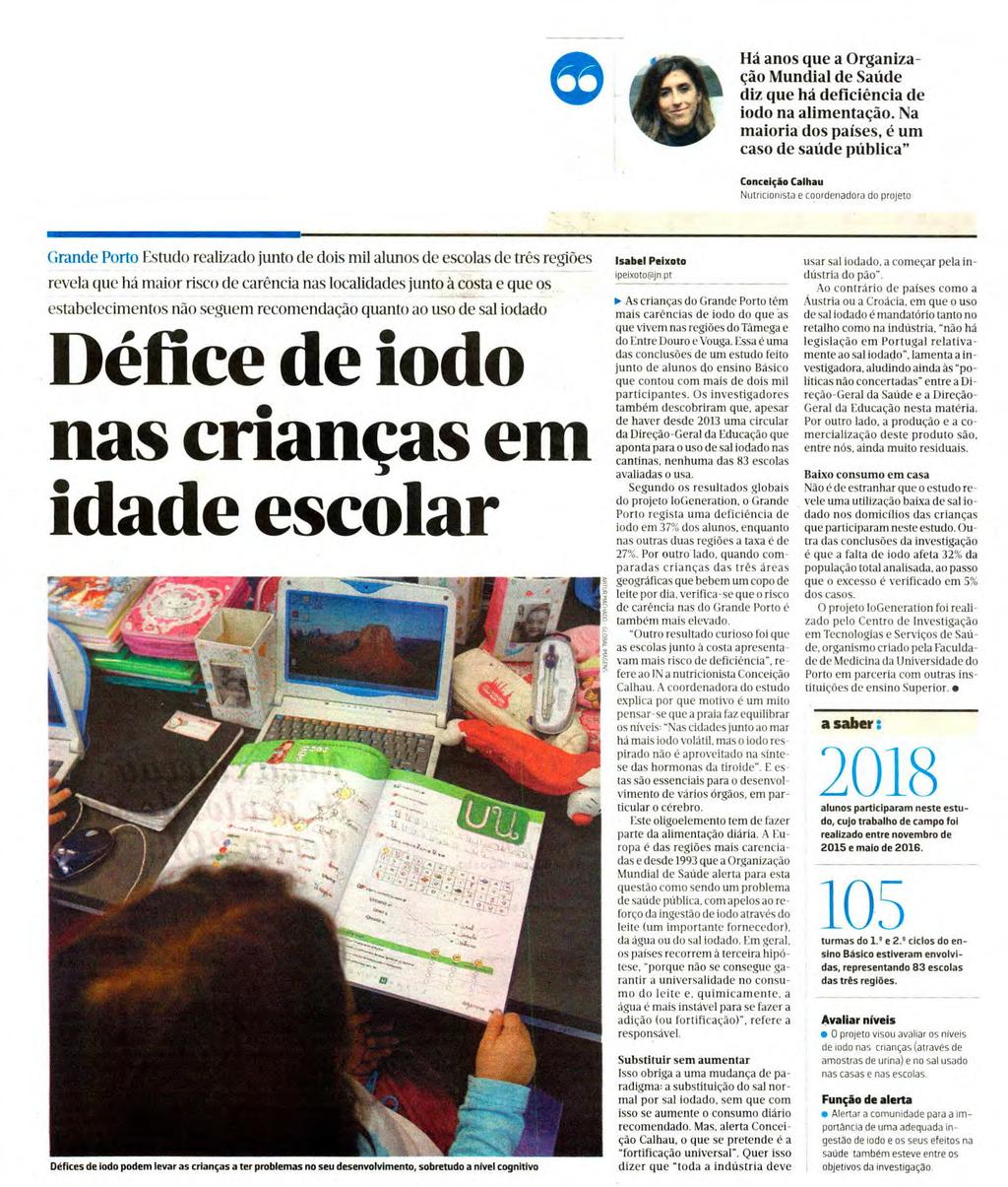 podem levar as crianças a ter problemas no seu desenvolvimento, sobretudo a nivel cognitivo Isabel Peixoto Ipeixoto@jn.