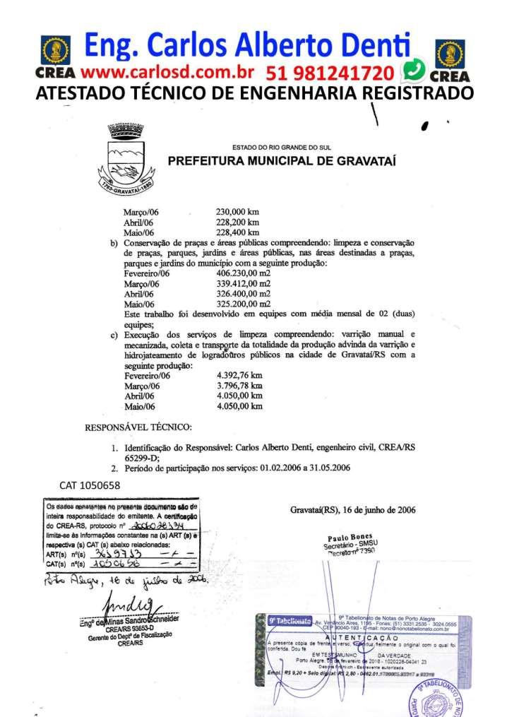 ENGENHEIRO COM ACERVO E ATESTADOS RESPONSABILIDADE E CAPACIDADE TÉCNICA LIMPEZA URBANA MANUTENÇÃO PREDIAL E OBRAS PARA LICITAÇÕES- Página 58 de 122 CURRICULO DE ENGENHEIRO COM ACERVO TECNICO E