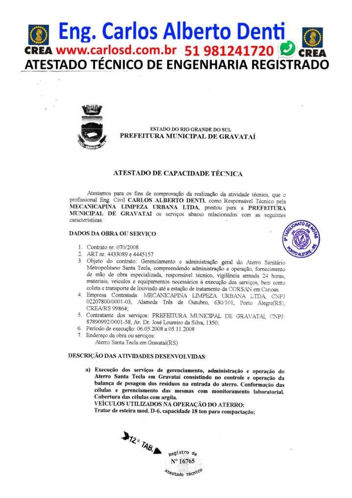 ENGENHEIRO COM ACERVO E ATESTADOS RESPONSABILIDADE E CAPACIDADE TÉCNICA LIMPEZA URBANA MANUTENÇÃO PREDIAL E OBRAS PARA LICITAÇÕES- Página 72 de 122 CURRICULO DE ENGENHEIRO COM ACERVO TECNICO E