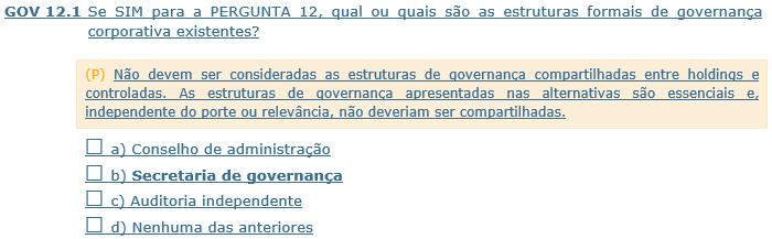 Dimensão Governança