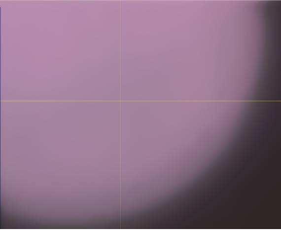 (a) (b) Figura 4-21 (a) Imagem do quarto quadrante do spot de 10mm para uma emissão de 3,000mW/cm 2, (b) gráfico em três dimensões do perfil do feixe.