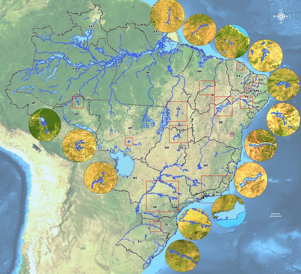 Bacias hidrográficas brasileiras e Parques aquícolas: Diversidade de ambientes para o cultivo As espécies